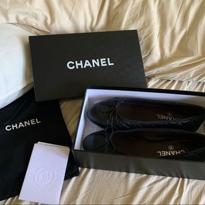 Chanel ballet flats ballerinas 39C